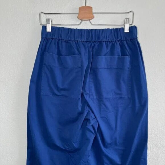 Everlane Womens The Easy Pant Pull On Stretch Waist Blue Organic Cotton 10 - Picture 5 of 7
